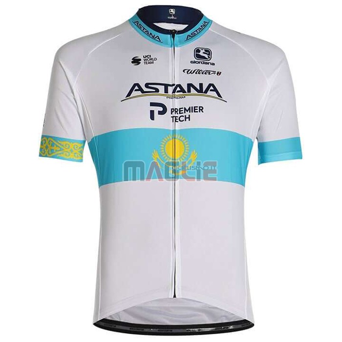 Maglia Astana Manica Corta 2020 Campione Kazako - Clicca l'immagine per chiudere